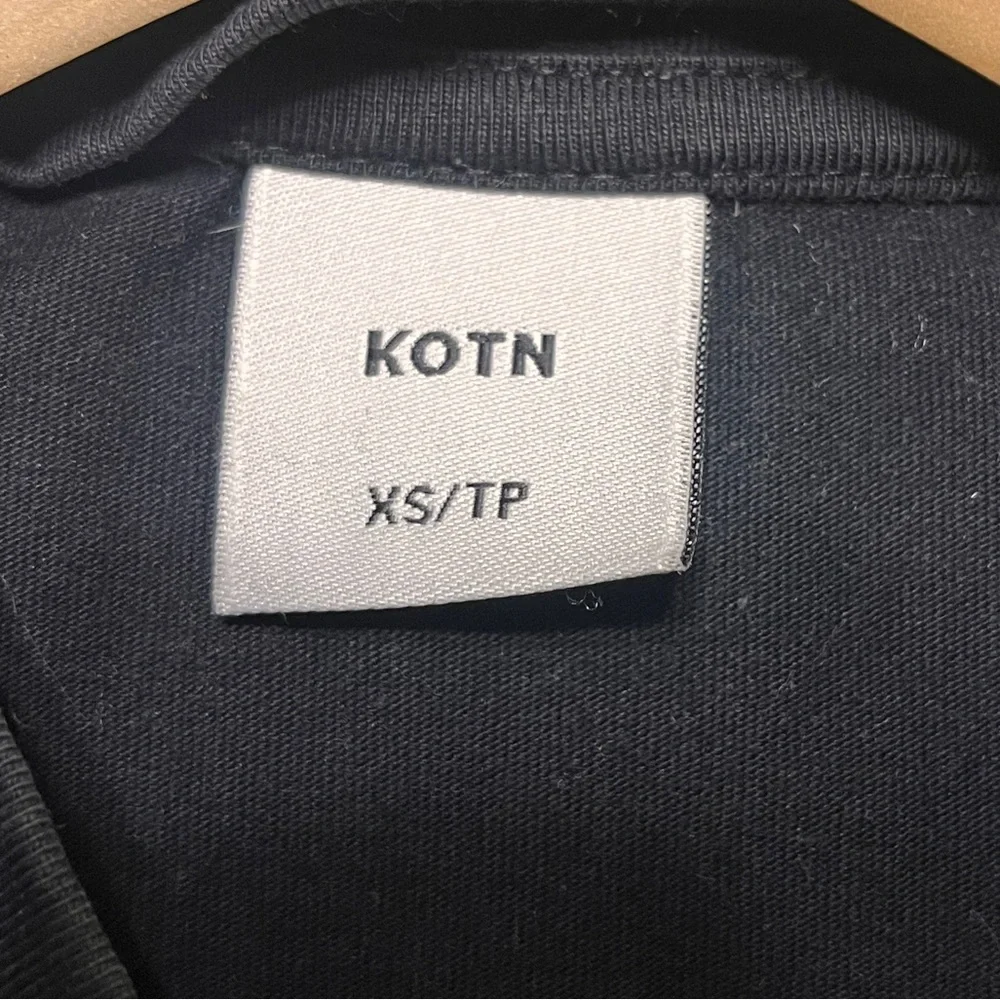 KOTN Black Long Sleeve Women's Mockneck - Picture 2 of 4